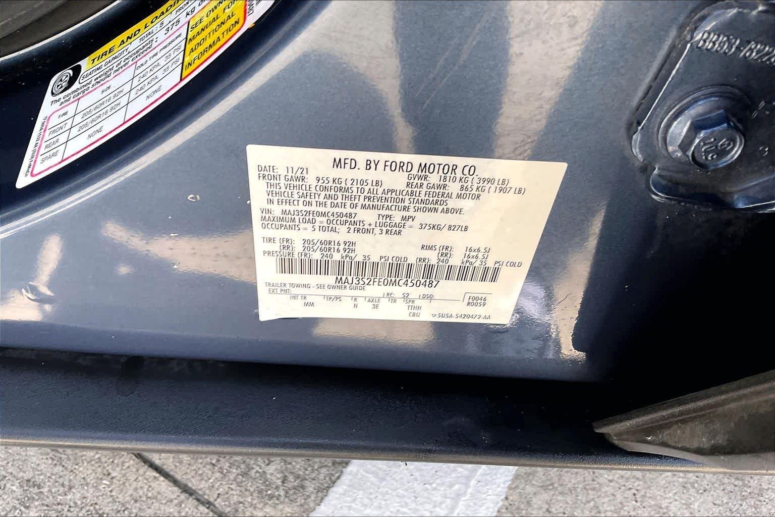 Used 2021 Blue Ford S image 36