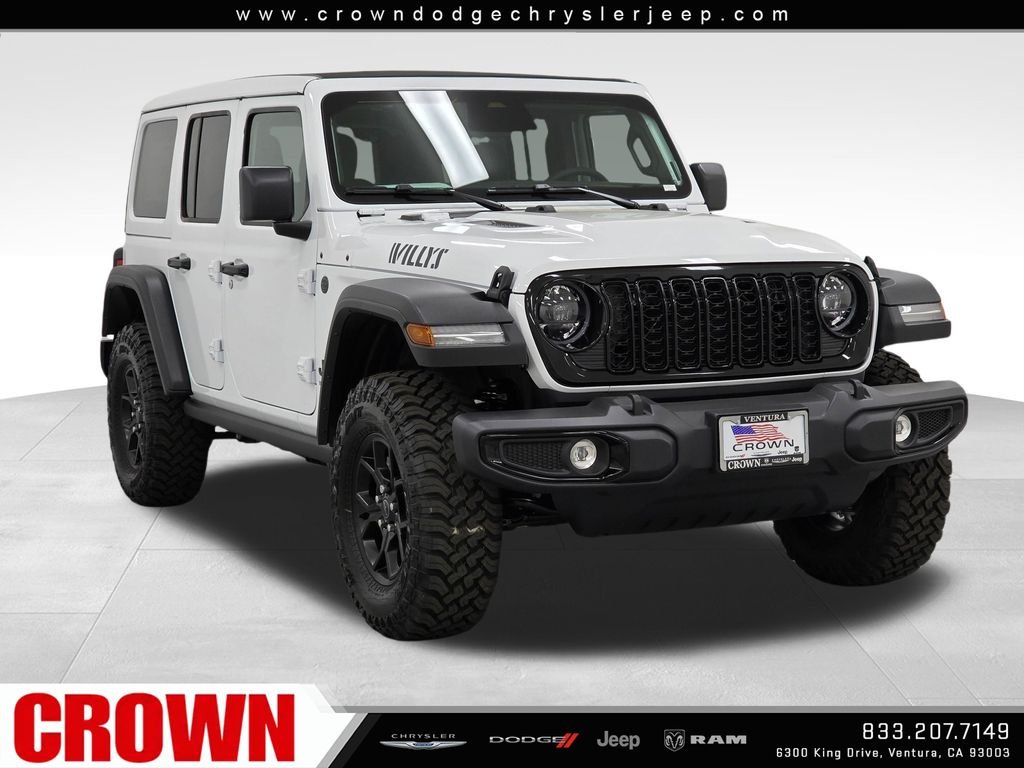 New 2026 Bright White Clear-Coat Exterior Paint Jeep  image 3