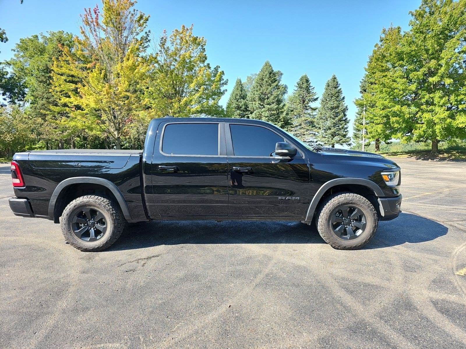 Used 2020 Diamond Black Crystal Pearlcoat Ram Rebel image 6