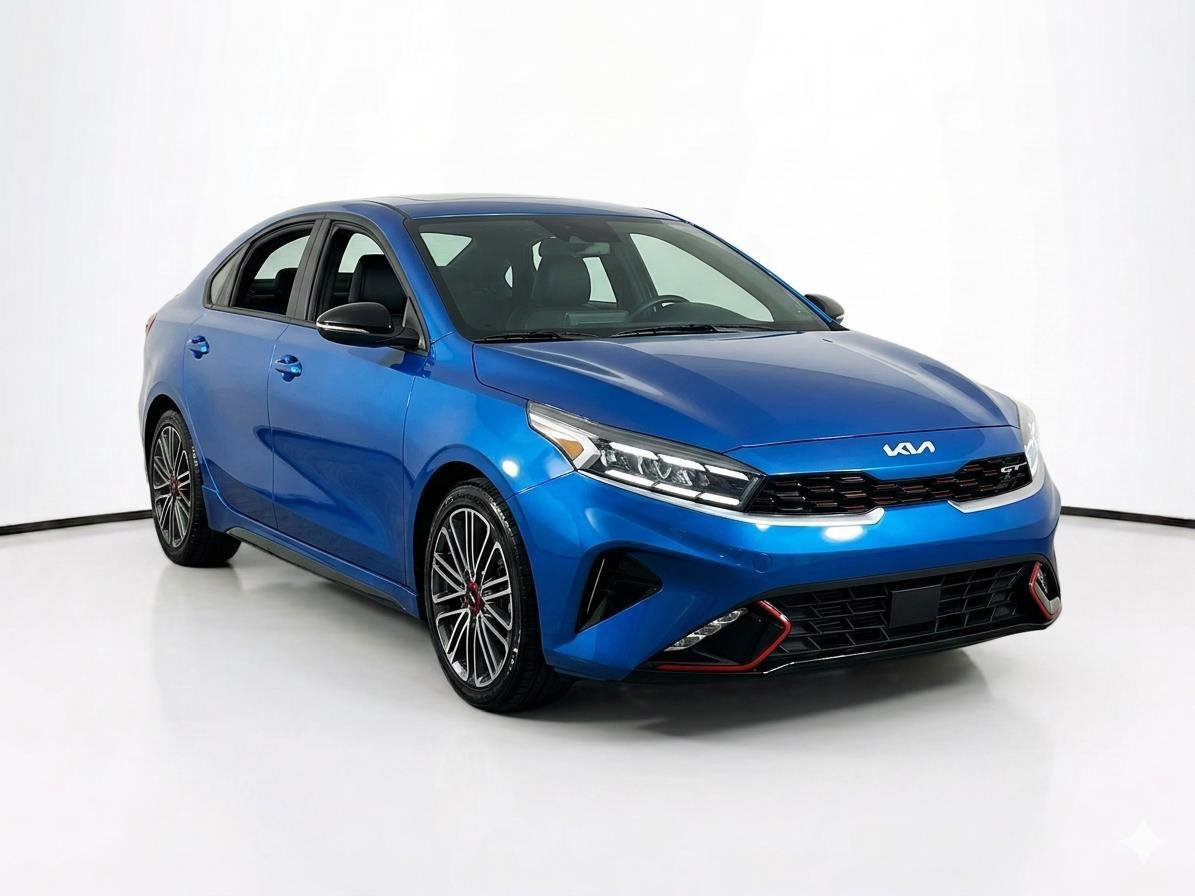 Used 2023 Sporty Blue Kia GT image 4