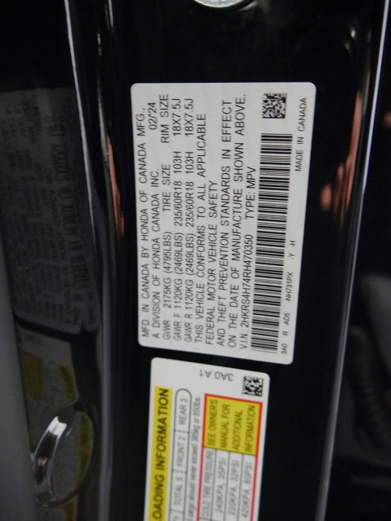 Certified Used 2024 Crystal Black Pearl Honda EX-L image 18