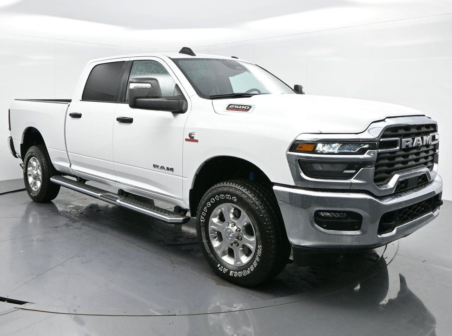 Used 2025 Bright White Clearcoat Ram Big Horn image 2