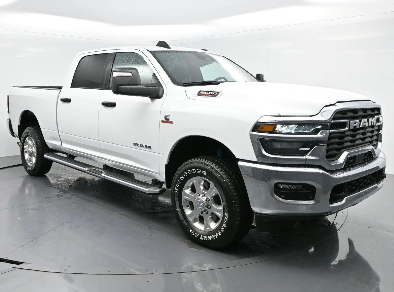 Used 2025 Bright White Clearcoat Ram Big Horn image 2
