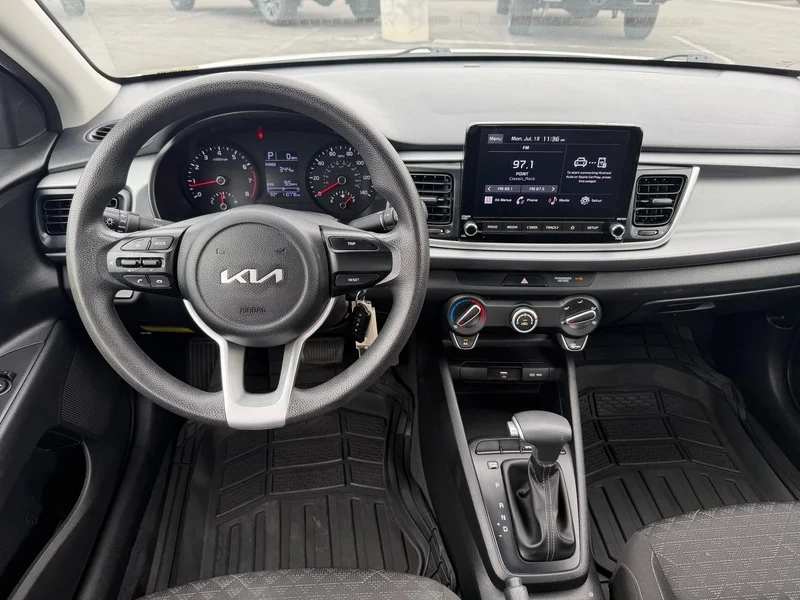 Used 2022 Clear White Kia LX image 14