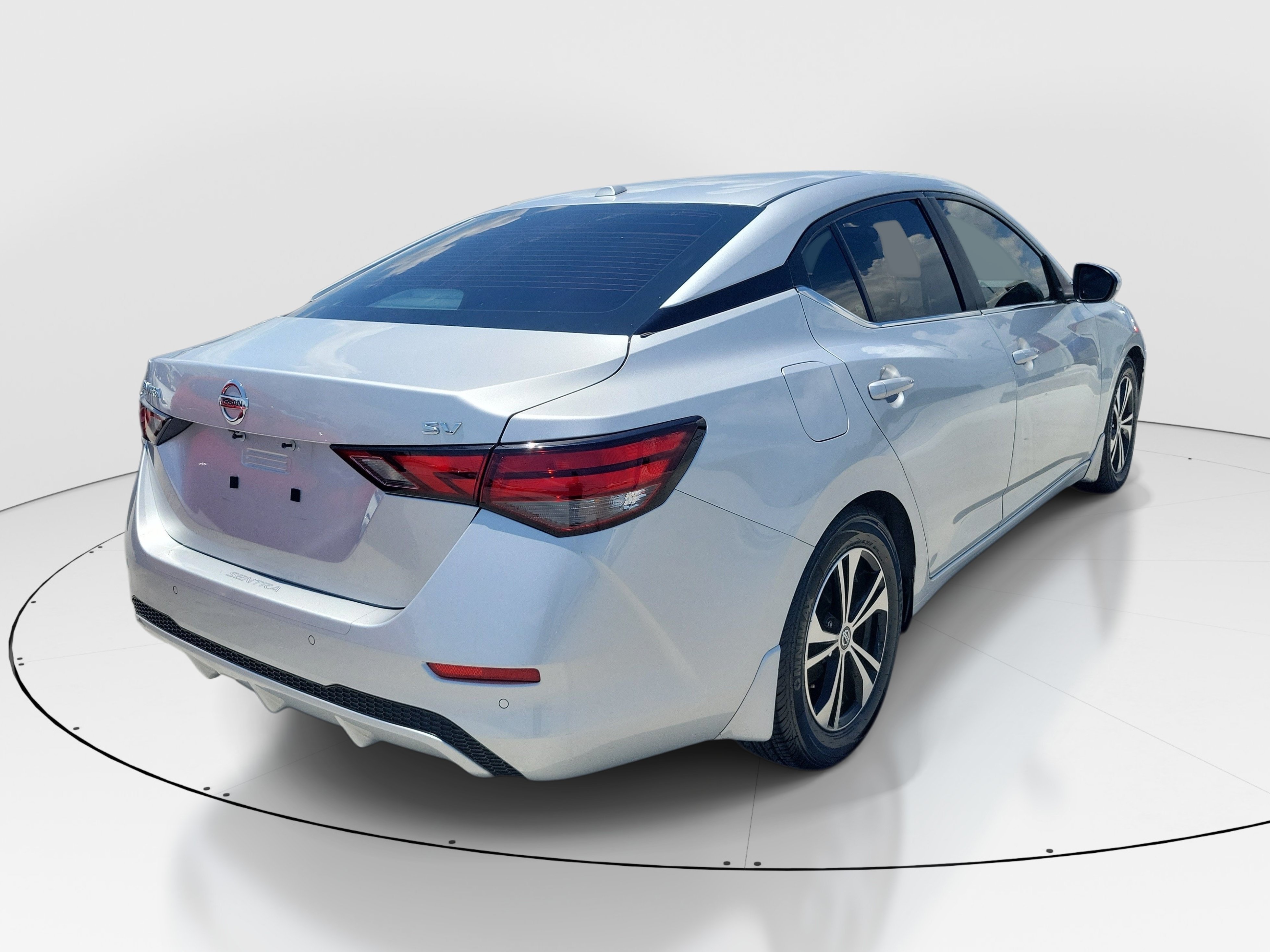 Used 2023 Brilliant Silver Metallic Nissan SV image 6