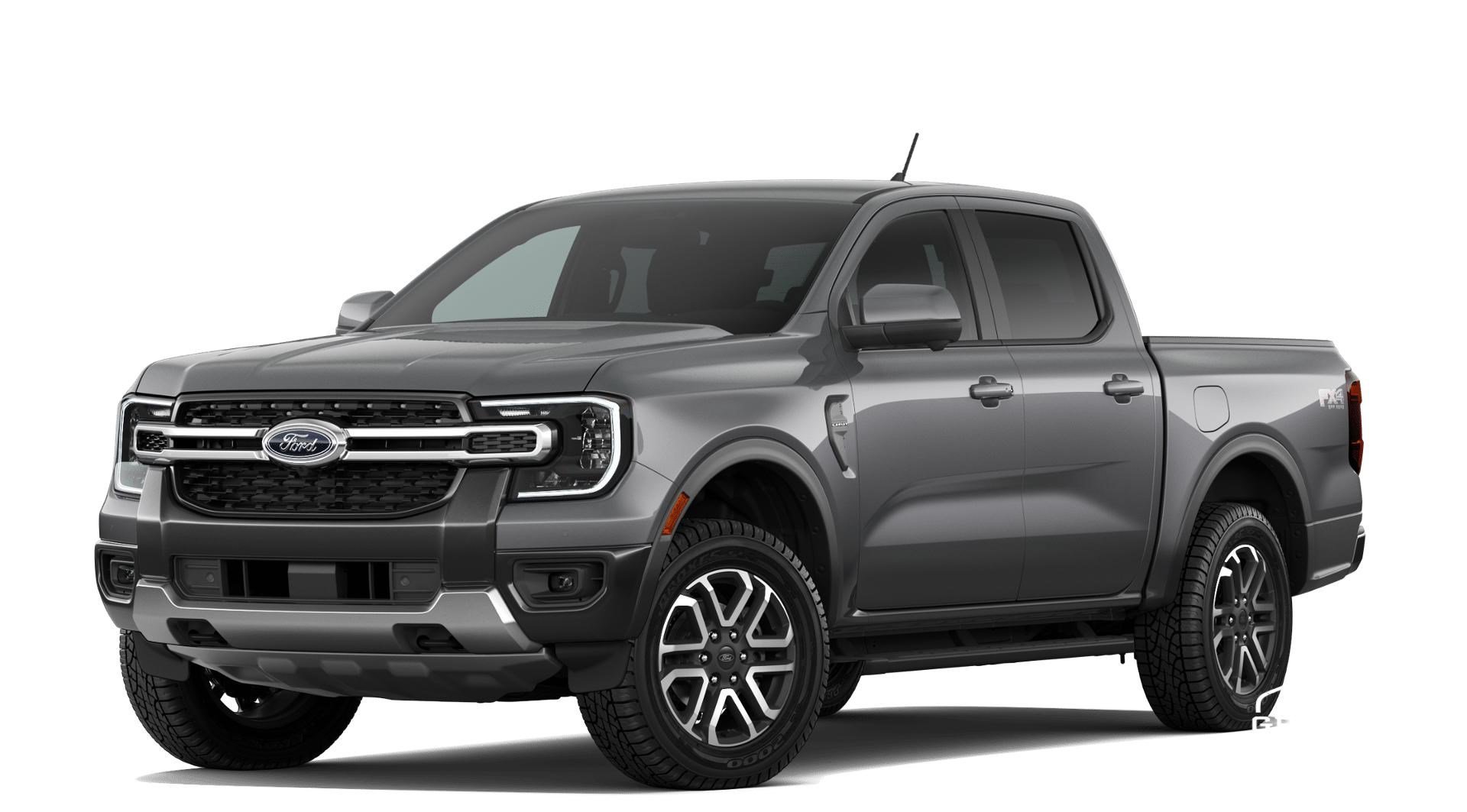 New 2026 Carbonized Gray Metallic Ford LARIAT image 1
