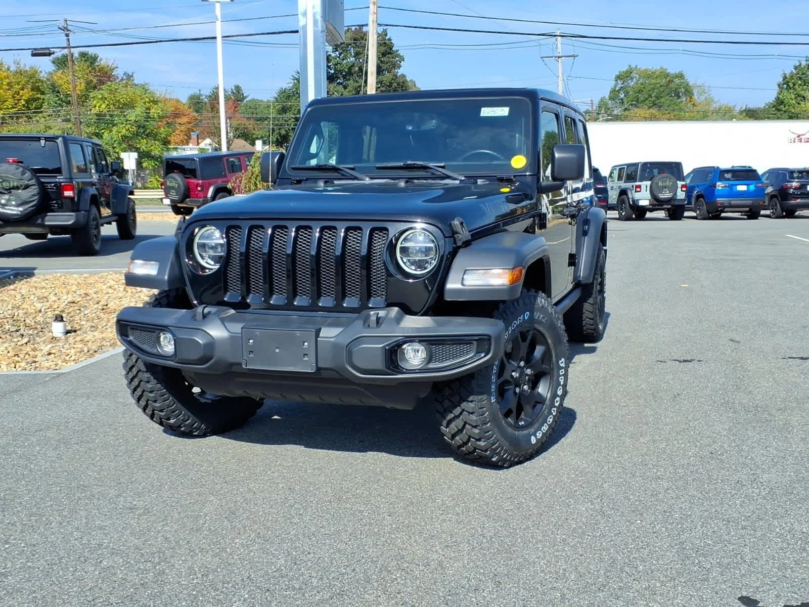 Certified Used 2022 Black Clearcoat Jeep Unlimited Willys image 2