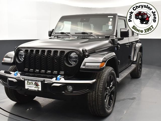 Used 2021 Jeep Wrangler Unlimited High Altitude 4XE with VIN 1C4JJXP62MW643277 for sale in Burnsville, Minnesota