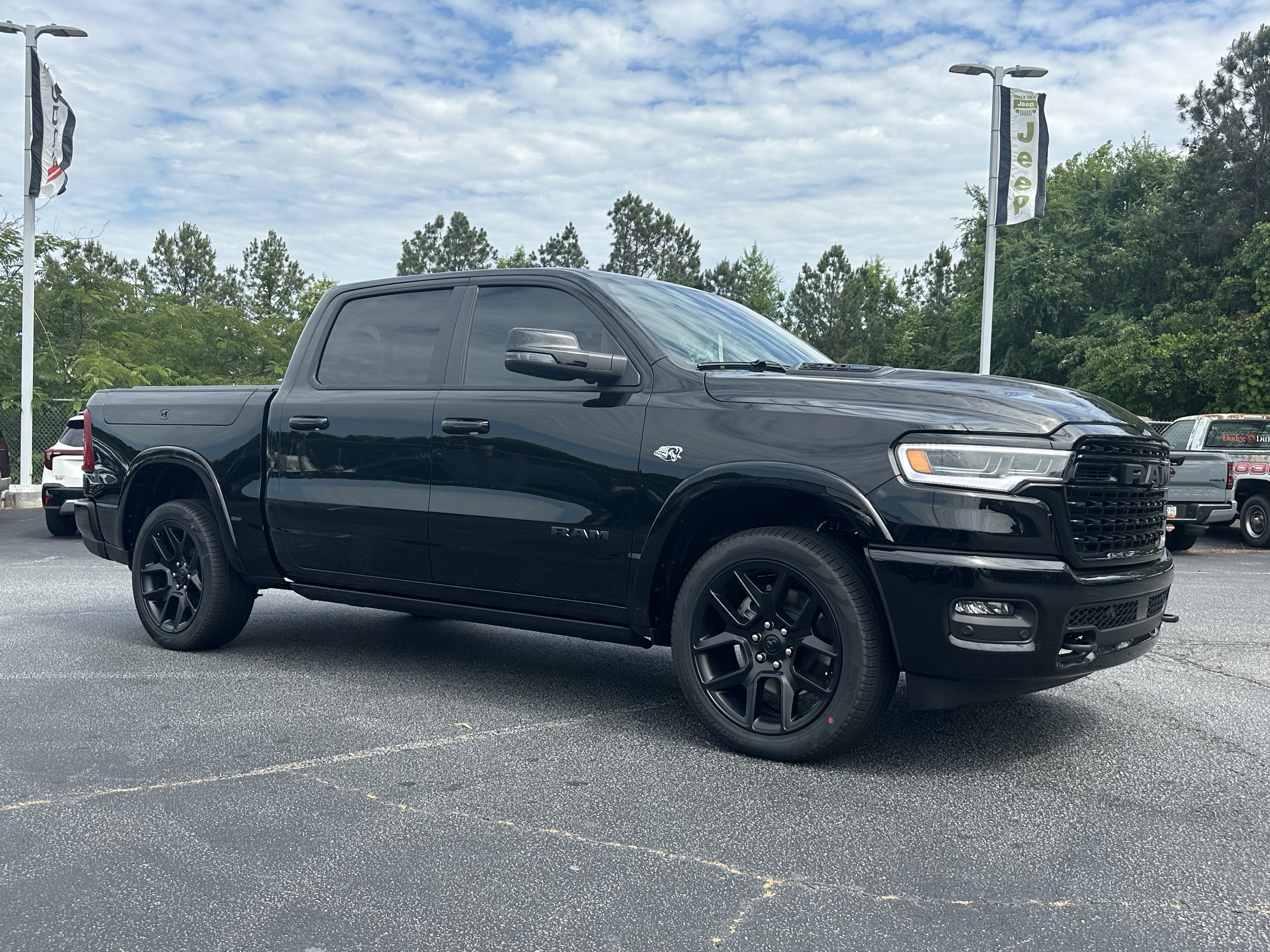 New 2026 Diamond Black Crystal Pearlcoat RAM Limited image 2
