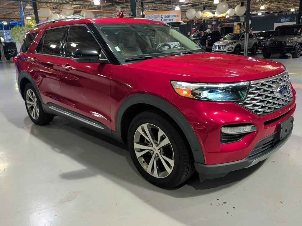 Used 2020 Red Ford Platinum image 1