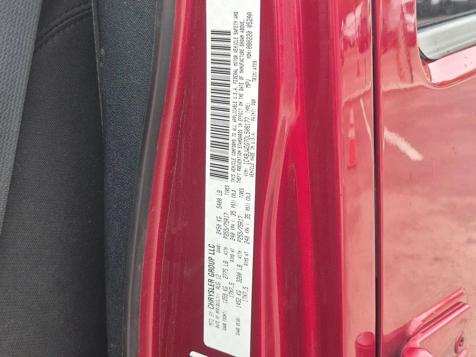 Used 2013 Deep Cherry Red Crystal Pearlcoat Jeep Sport image 13