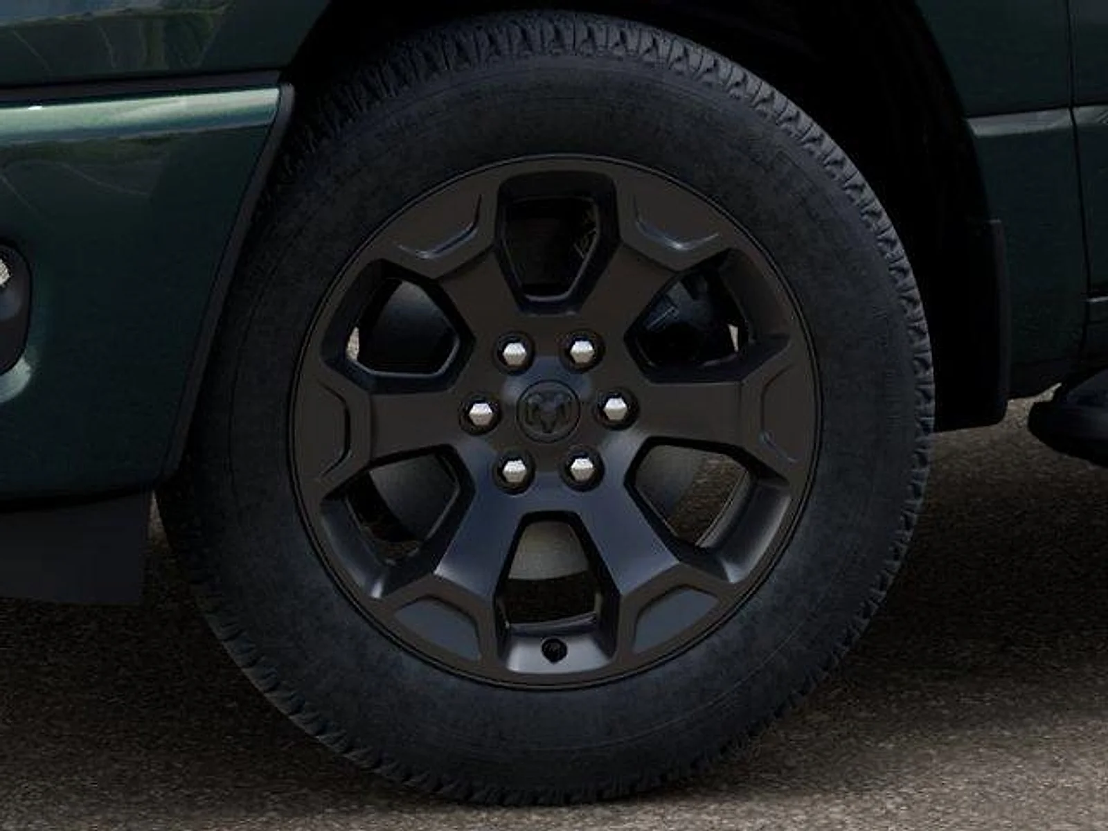 New 2026 Serrano-Green Metallic Exterior Paint RAM Express Crew Cab 4x4 5