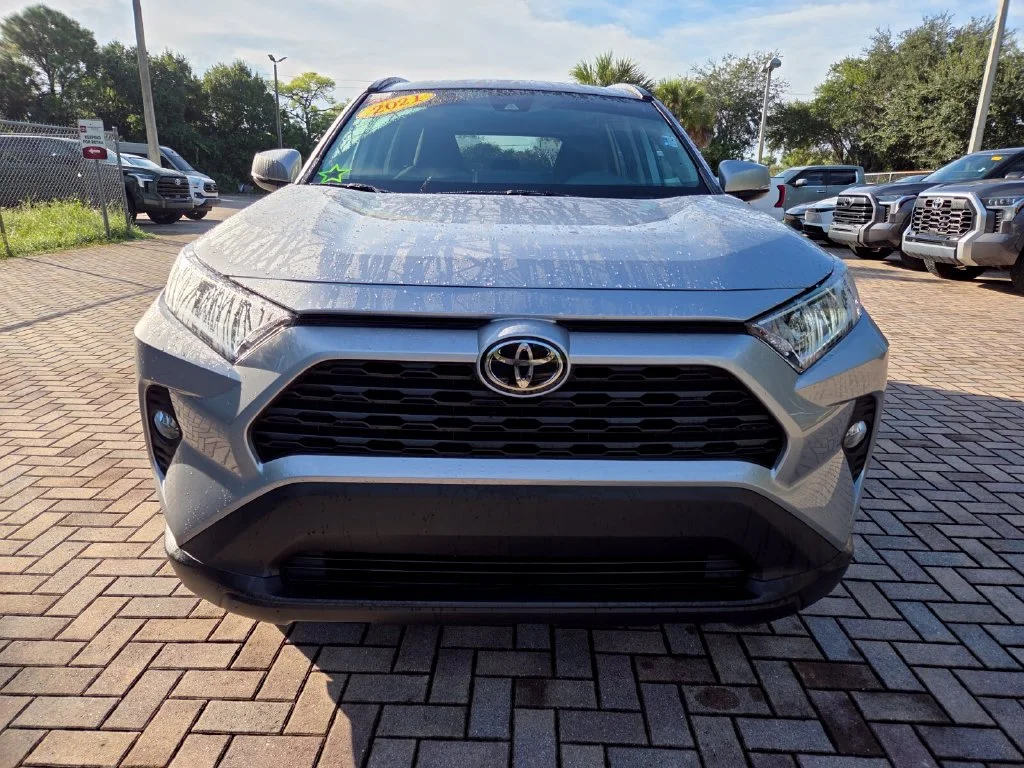 Certified Used 2021 Silver Toyota XLE image 2
