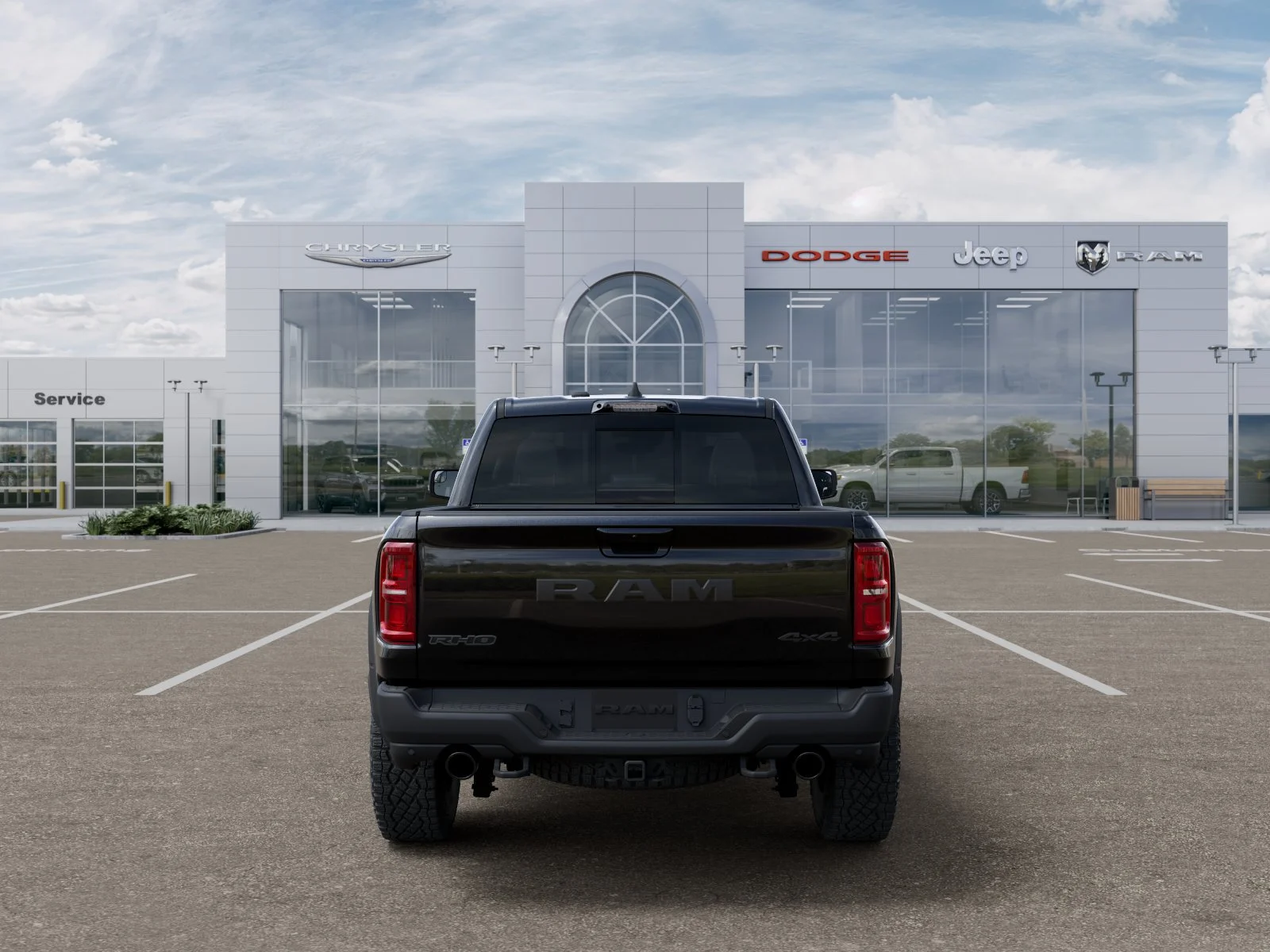 New 2026 Diamond Black Crystal Pearl-Coat Exterior Paint RAM RHO image 8