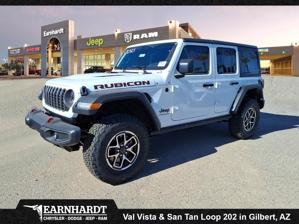 New 2026 Bright White Clearcoat Jeep Rubicon image 1