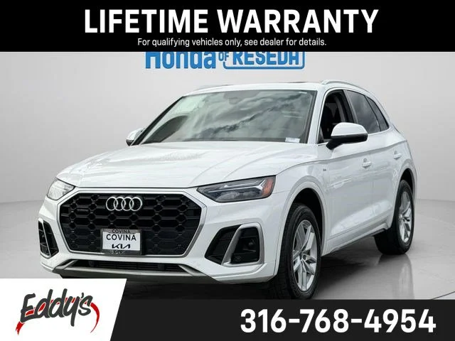 Used 2023 GLACIER WHITE METALLIC Audi S line Premium image 1
