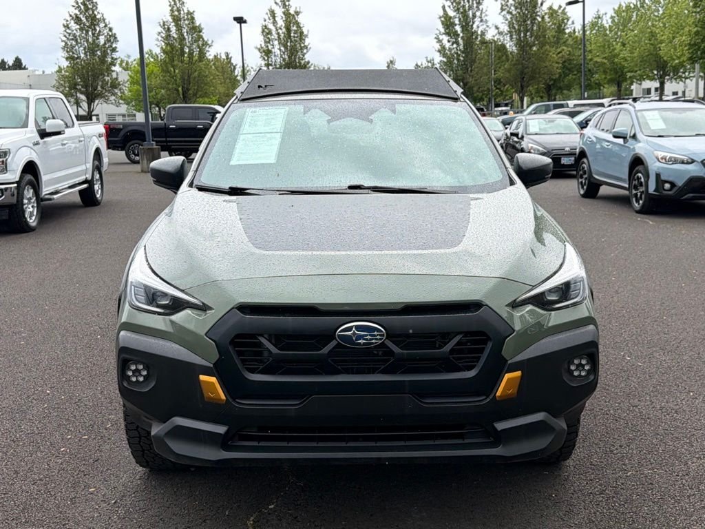 Used 2024 Alpine Green Subaru Wilderness image 3