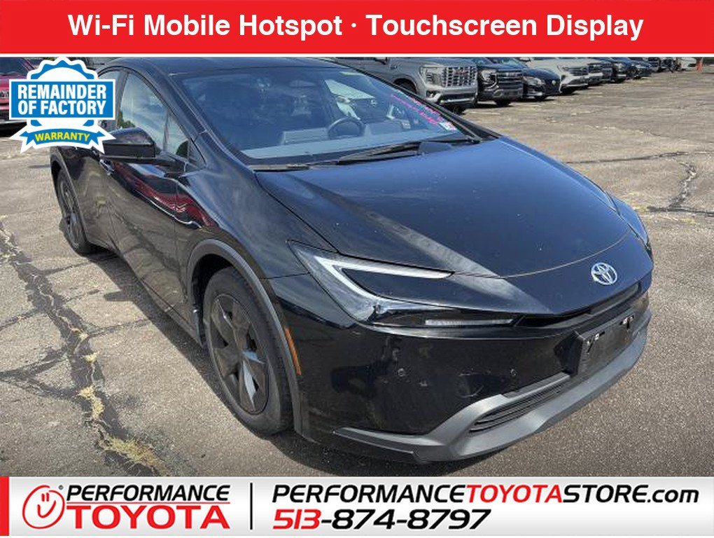 Used 2025 Midnight Black Metallic Toyota LE image 1