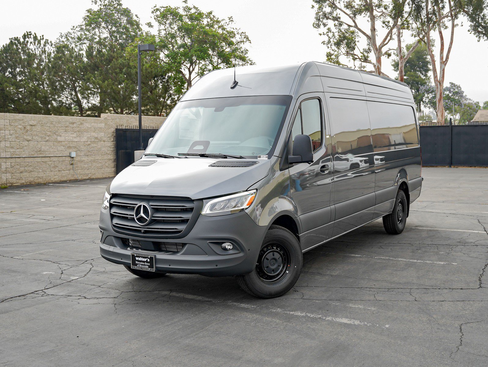 New 2026 Selenite gray metallic Mercedes-Benz 2500 High Roof I4 Diesel HO 170 RWD image 1