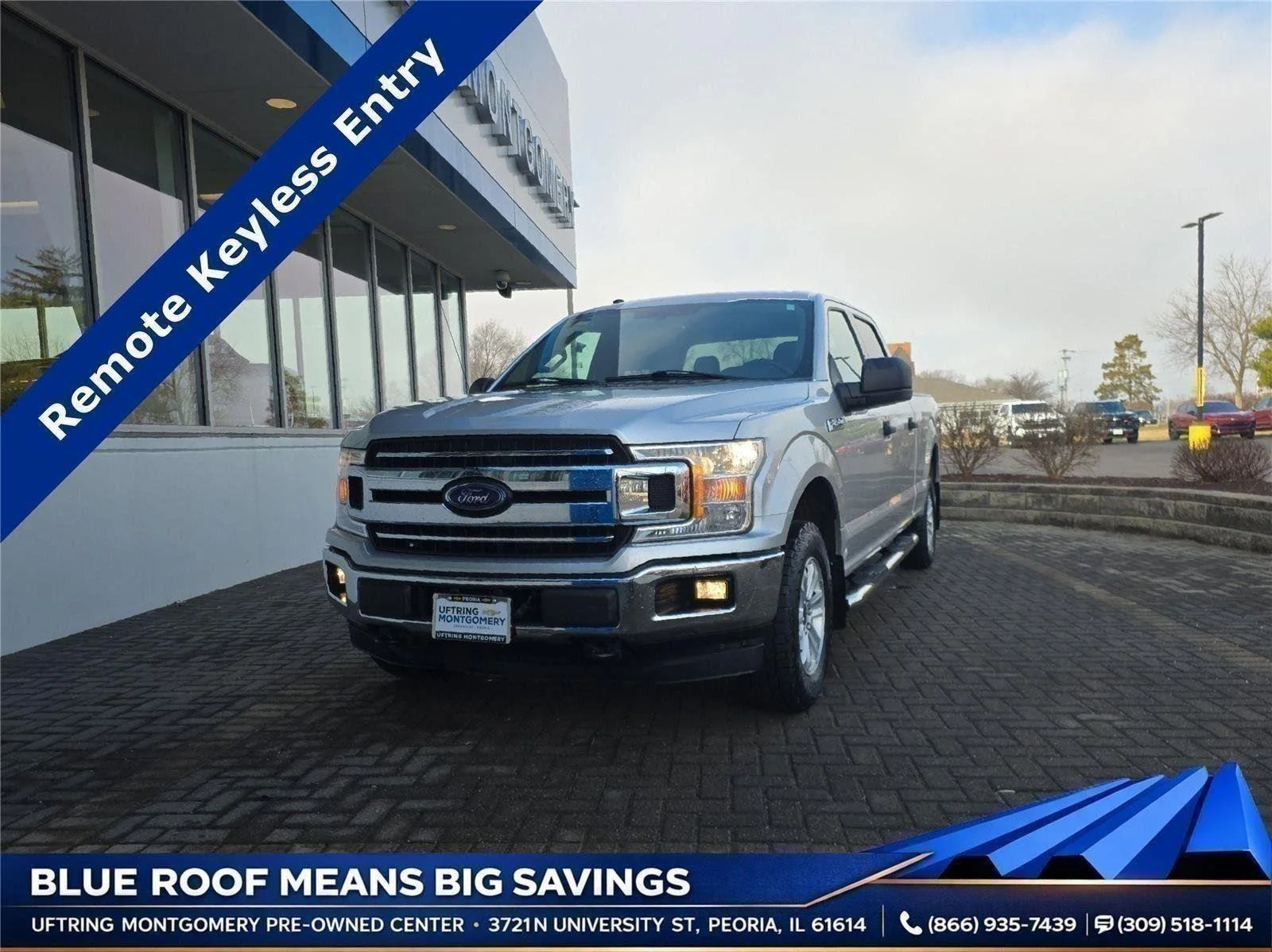 Used 2018 Ingot Silver Metallic Ford XLT image 1