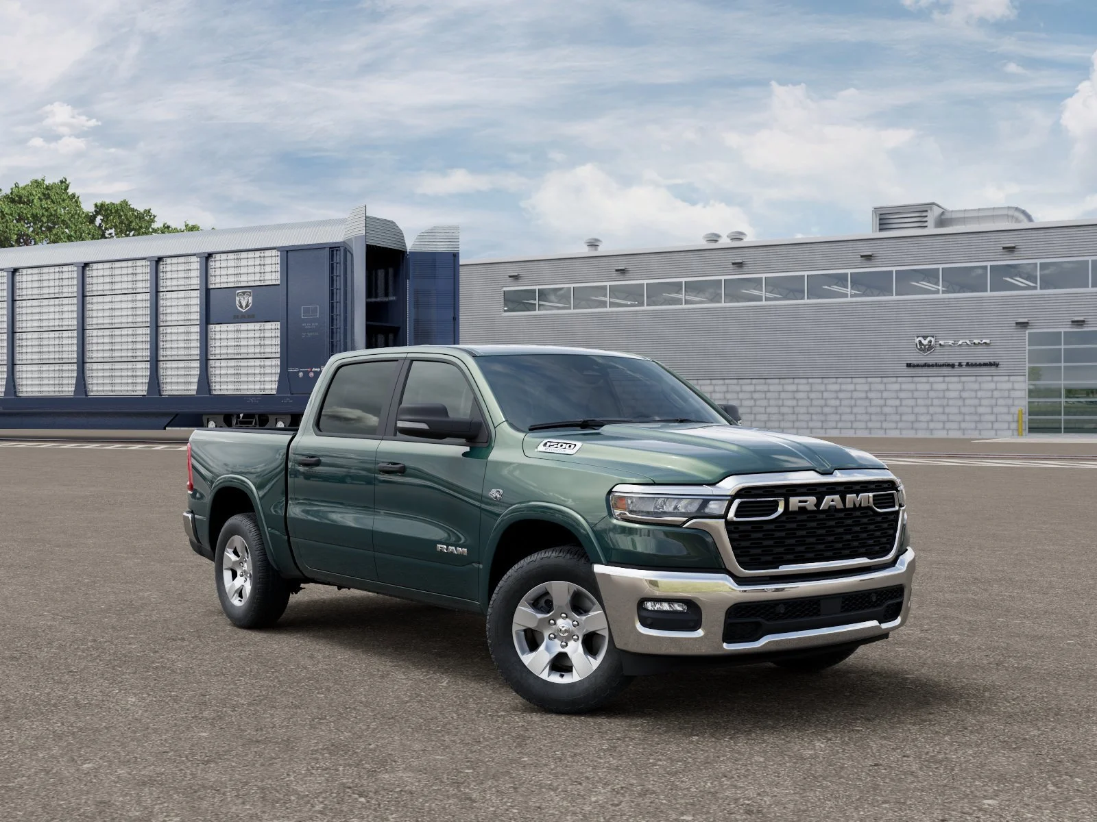 New 2026 Serrano-Green Metallic Exterior Paint RAM Big Horn image 5