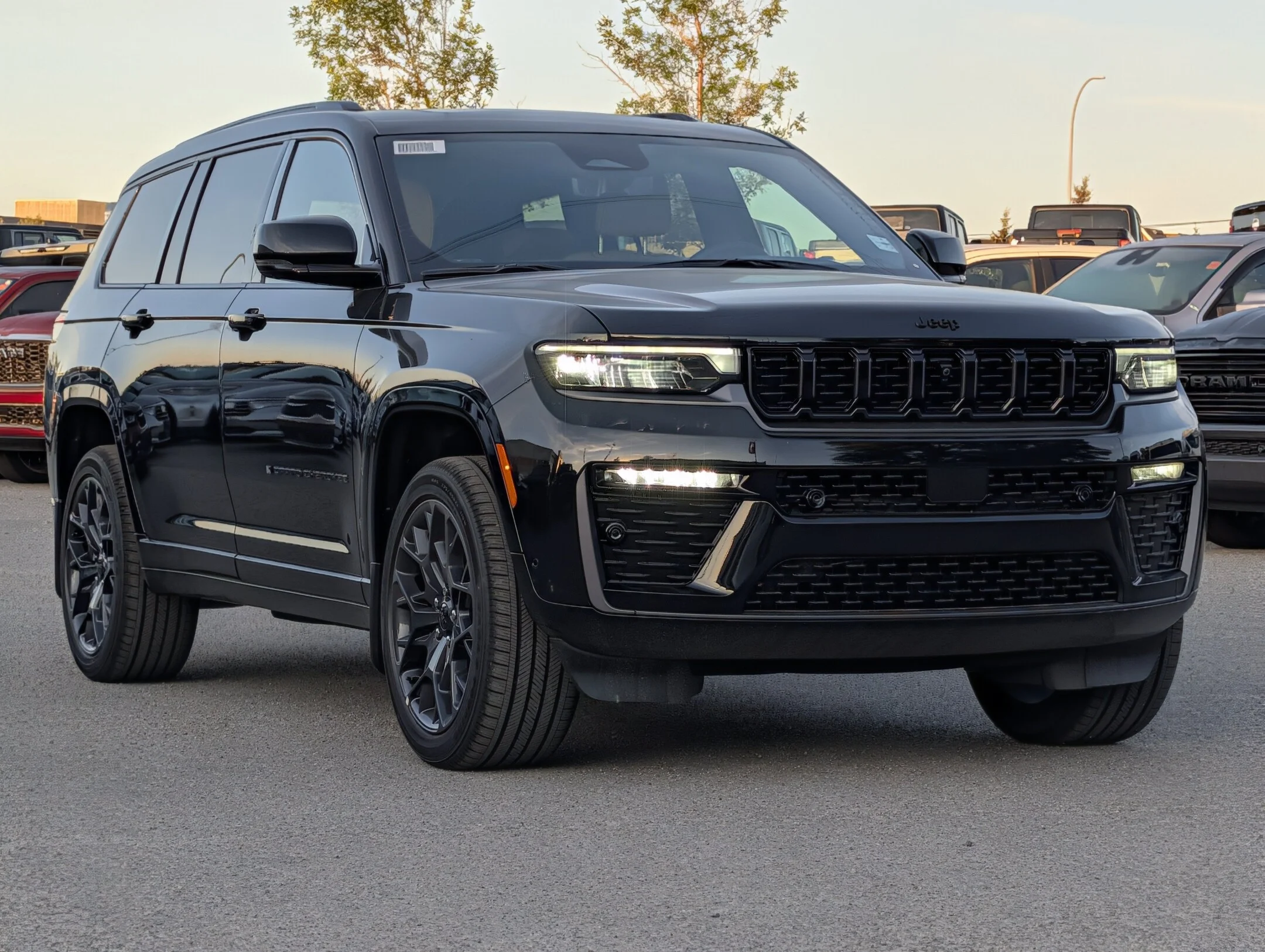 New 2026 Black Jeep Summit - - Palermo Leather - Massage Seats - Head-Up Display - CommandView Pano Sunroof & More! image 2