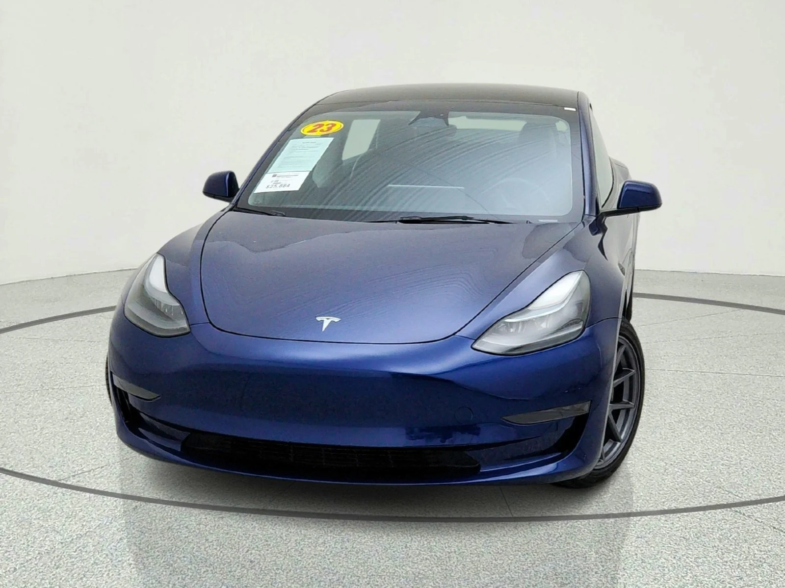 Used 2023 Deep Blue Metallic Tesla SEDAN image 4