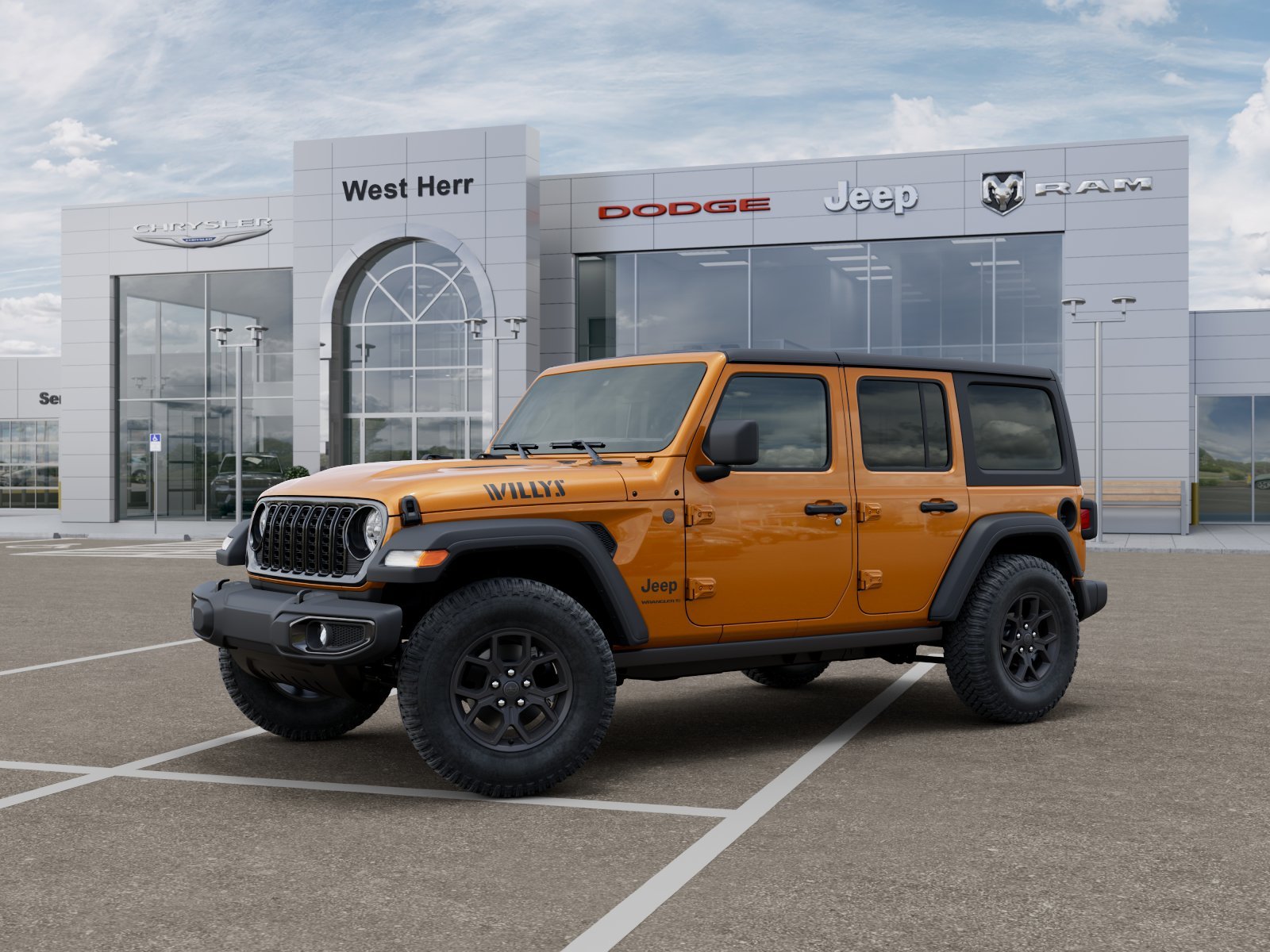 New 2026 Goldilocks Exterior Paint Jeep WRANGLER 4-DOOR WILLYS image 28