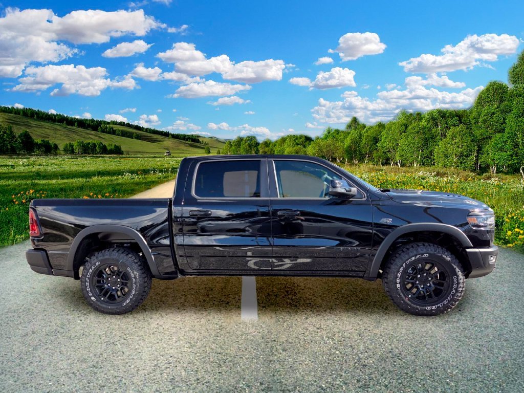 New 2027 Diamond Black Crystal Pearl-Coat Exterior Paint RAM Rebel image 7