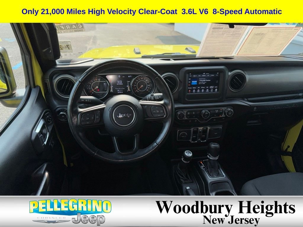 Certified Used 2022 Yellow Jeep Unlimited High Tide image 21
