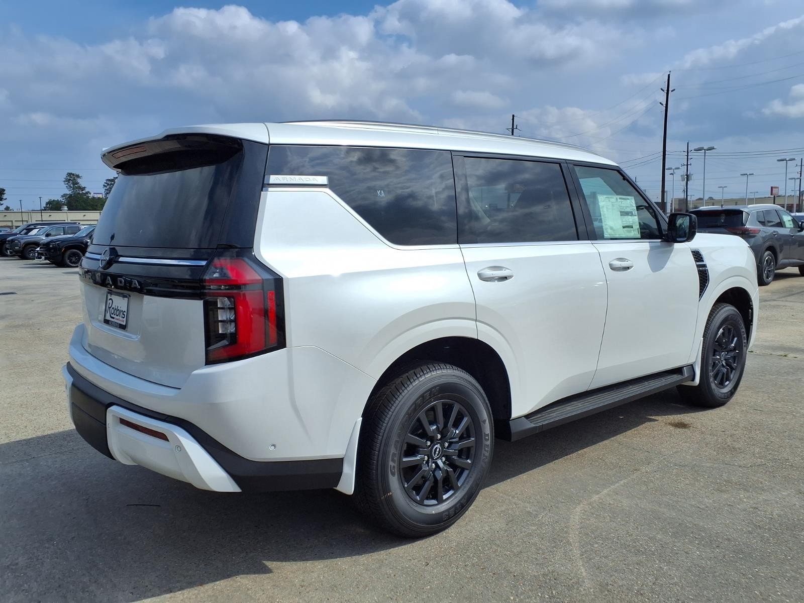 2026 Nissan Armada SV White at Sterling McCall Nissan