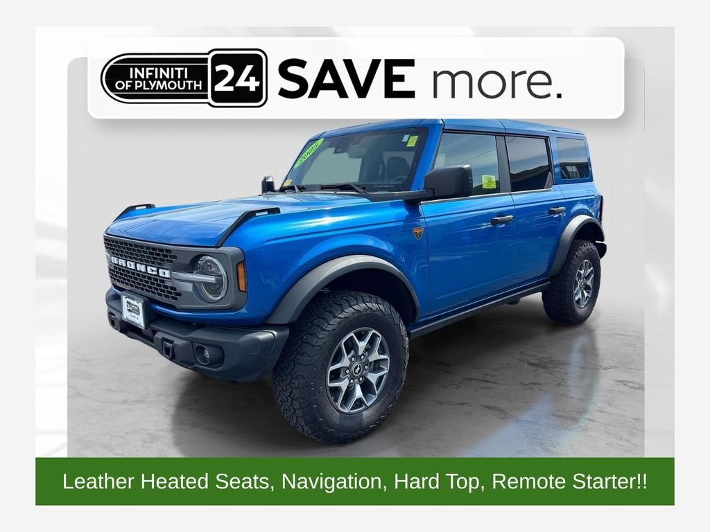 Used 2025 Blue Ford Badlands image 1