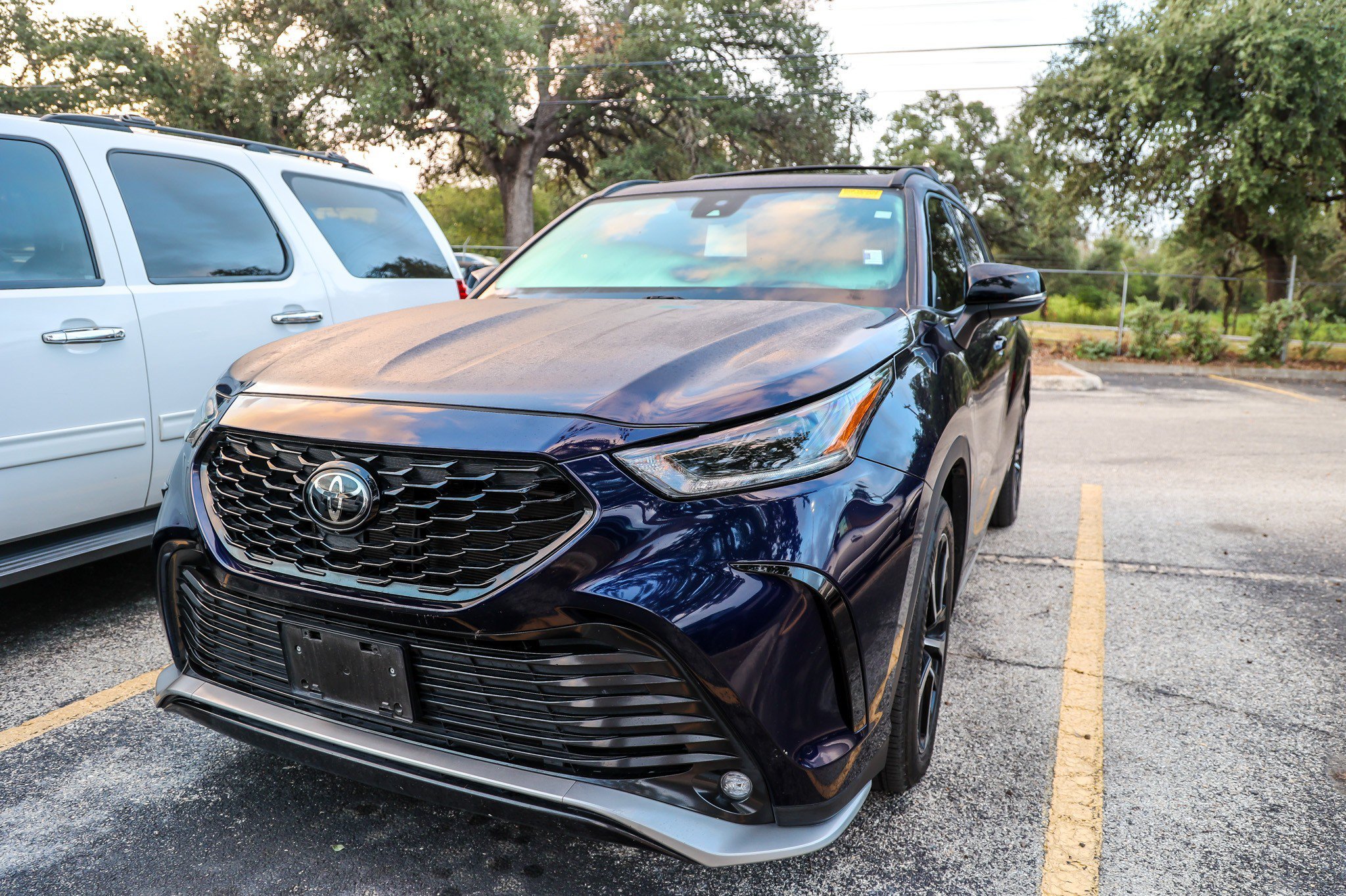 Used 2022 Blue Toyota XSE image 1