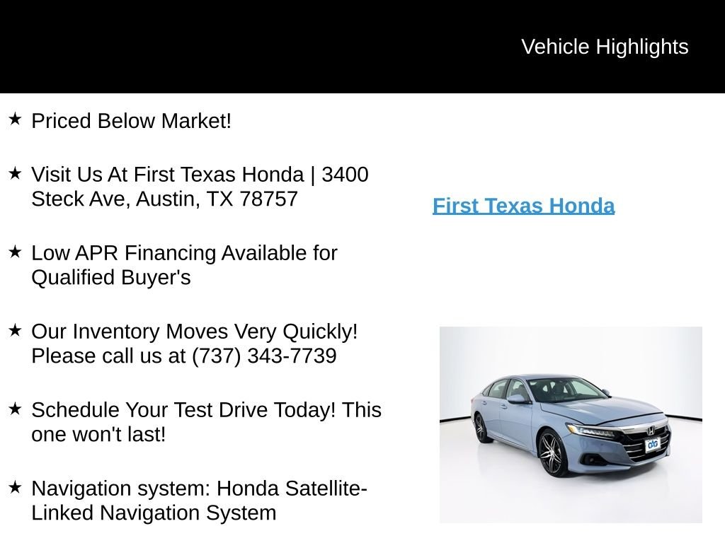 2022 Honda Accord Touring - Photo 9