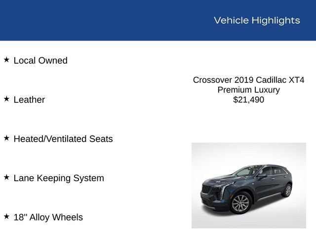 Certified Used 2019 Shadow Metallic Cadillac Premium Luxury image 2