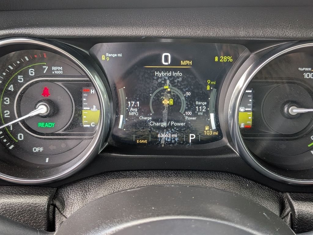 Used 2021 Silver Jeep Unlimited Sahara 4xe image 15