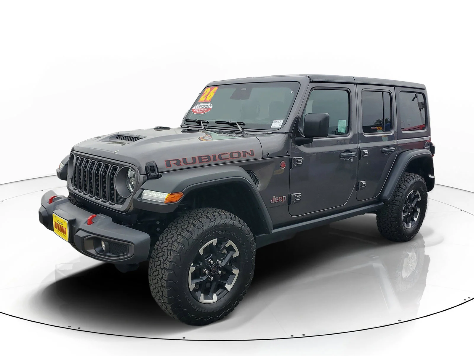 Certified Used 2026 Gray Jeep Rubicon image 8