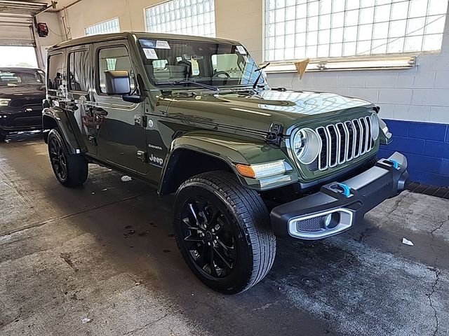 Used 2024 Green Jeep Sahara 4xe image 1
