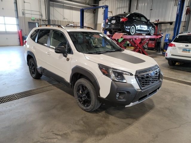 Used 2023 Crystal White Pearl Subaru Wilderness image 1