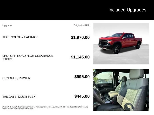 Certified Used 2023 Red Hot Chevrolet ZR2 image 5