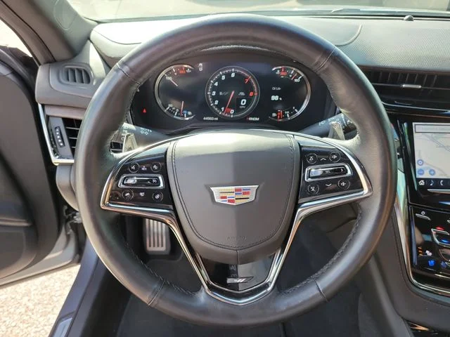 Used 2019 Gray Cadillac 3.6L Twin Turbo V-Sport Premium Luxury image 29