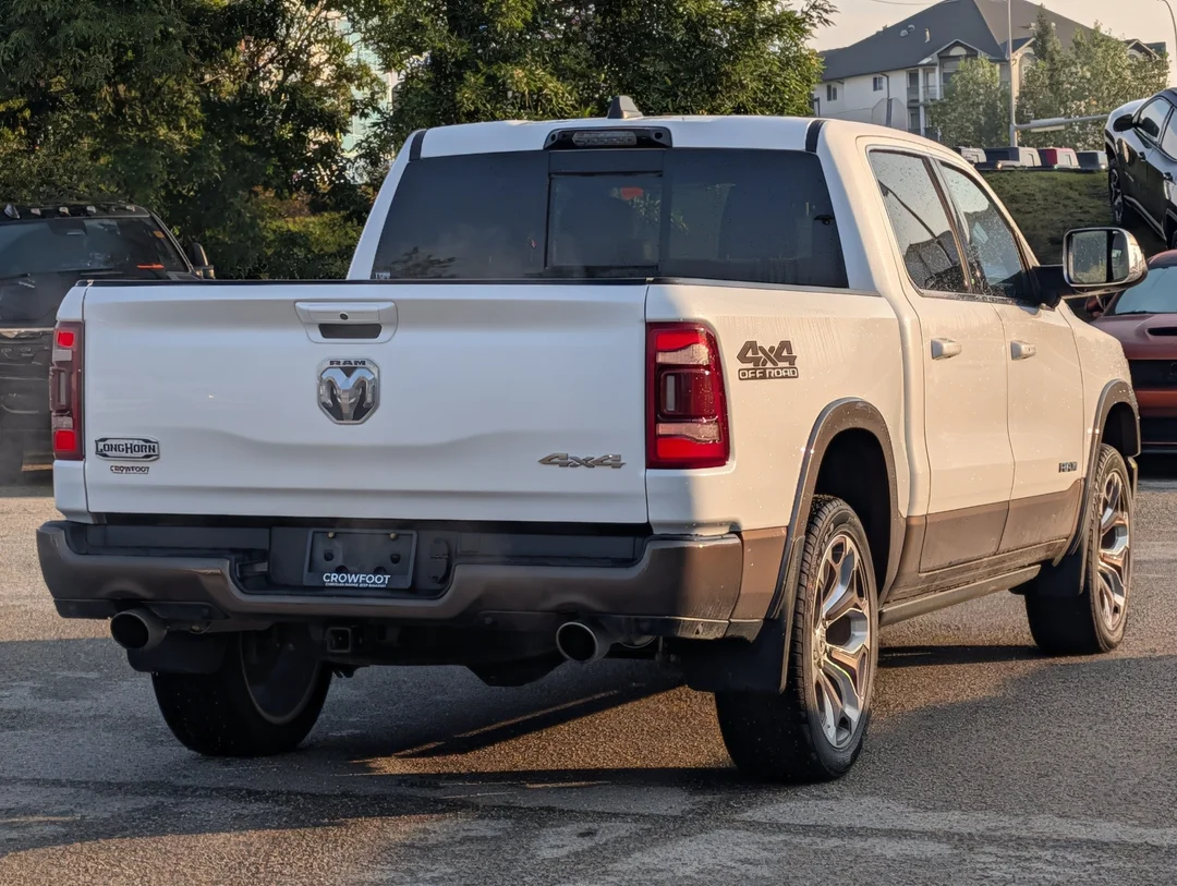 Used 2023 White RAM Limited Longhorn - - 4x4 - Trailer Tow Group - Panoramic Sunroof - 5.7L HEMI eTorque V8 & More! image 8