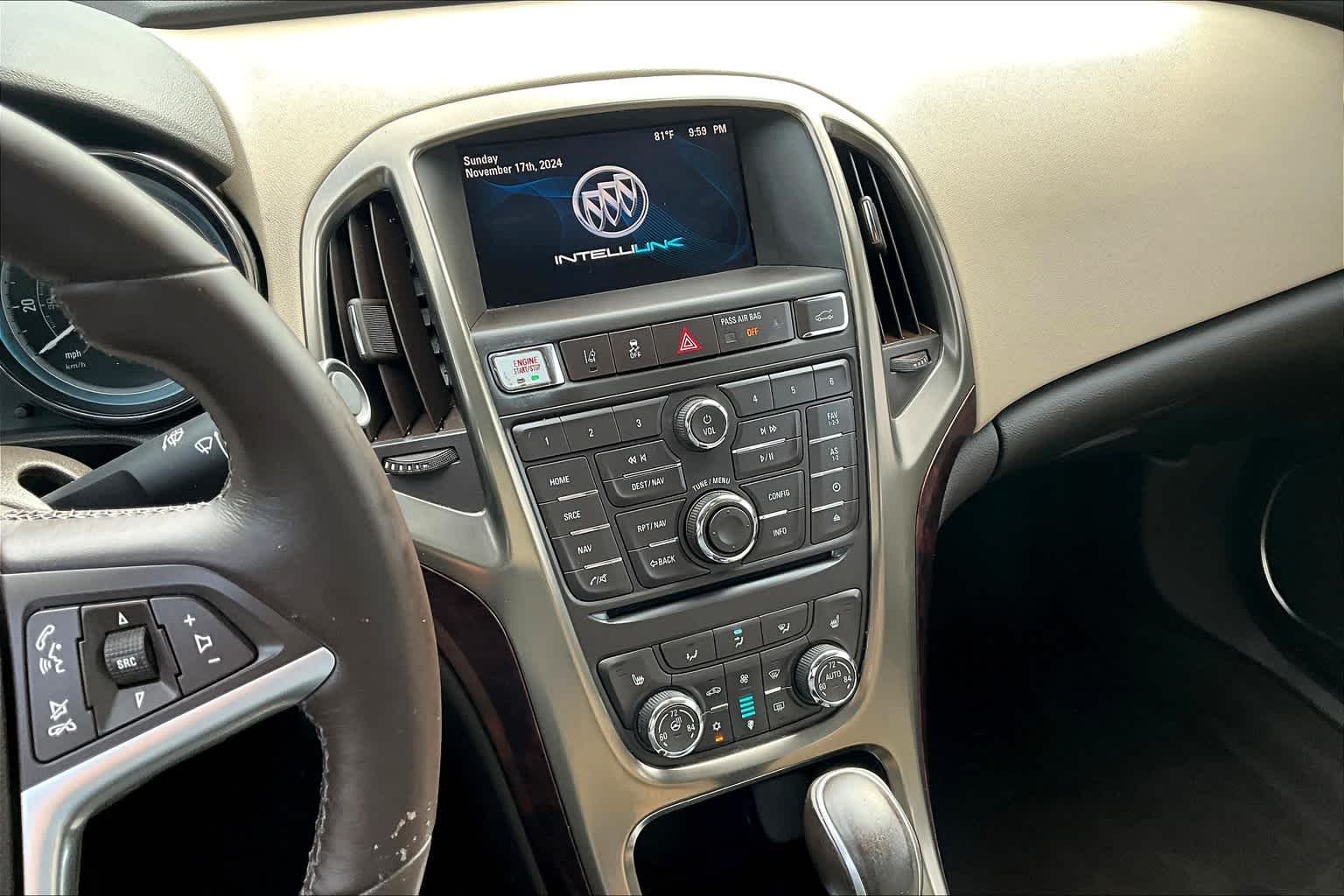 Used 2015 White Diamond Tricoat Buick Leather Group image 6