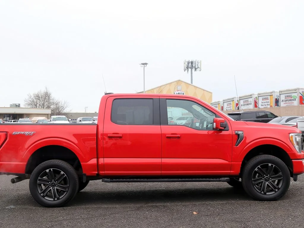 Used 2021 Race Red Ford LARIAT image 8