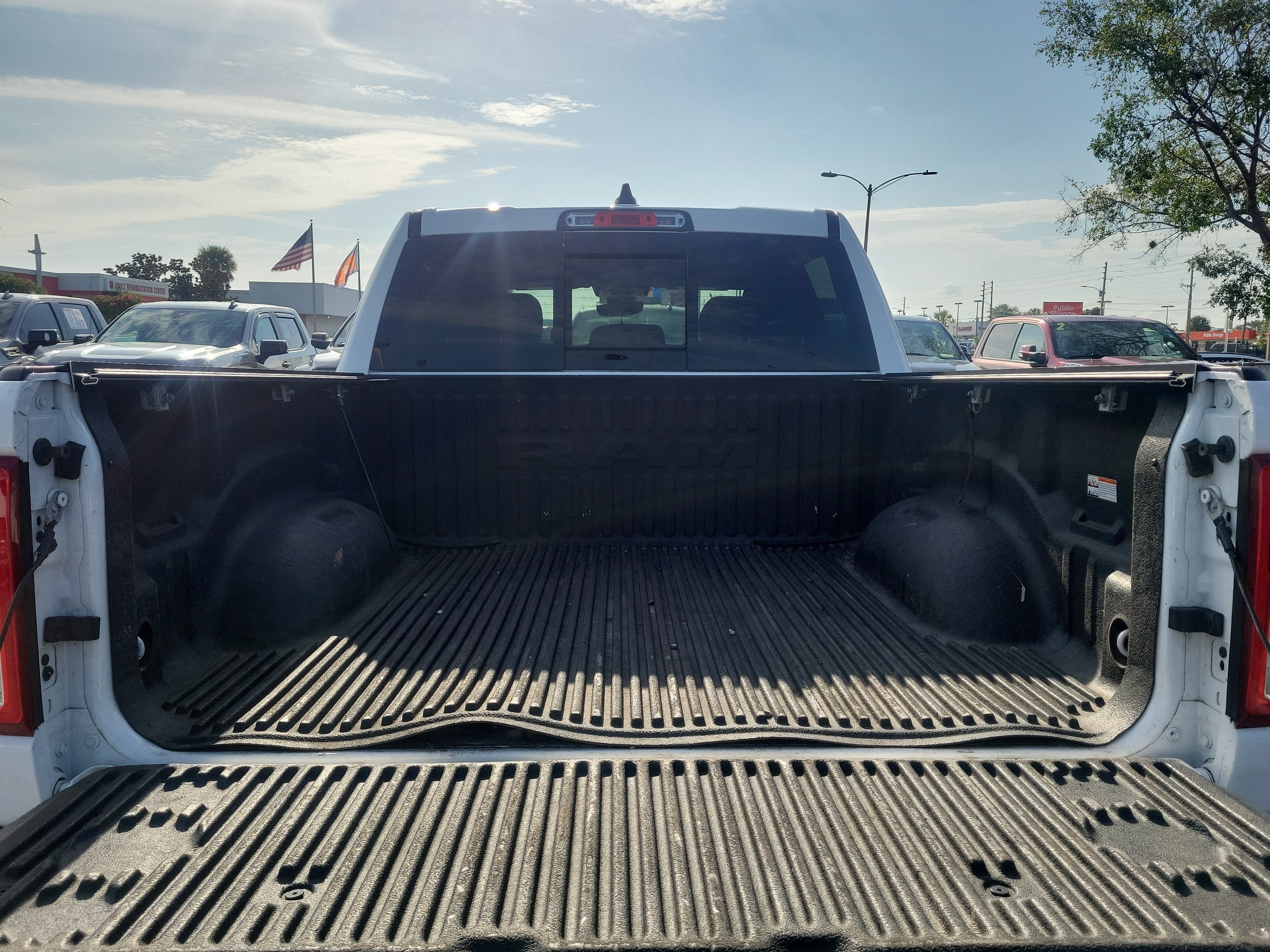 Used 2024 Bright White Clearcoat Ram Big Horn image 9