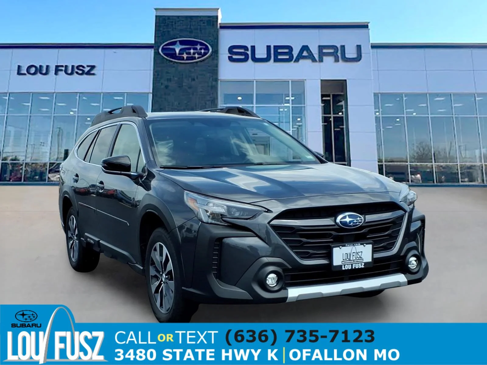 Used 2024 Magnetite Gray Metallic Subaru Limited image 1