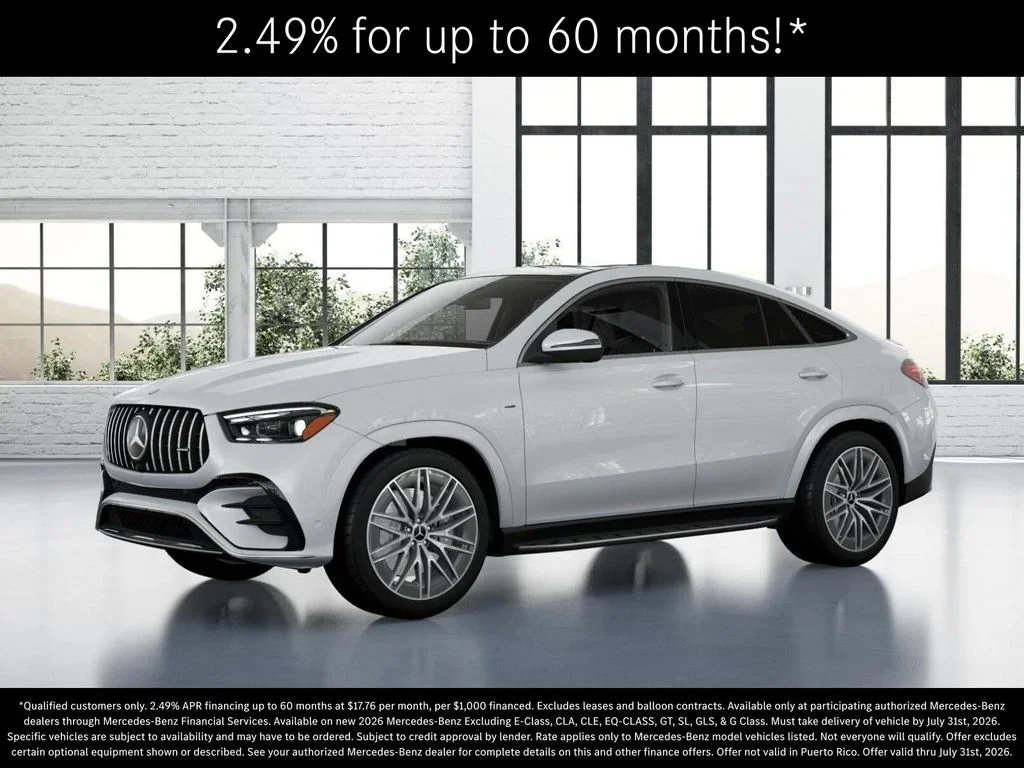 New 2026 MANUFAKTUR Moonlight White Metallic Mercedes-Benz AMG® GLE 53 4MATIC+ Coupe image 80