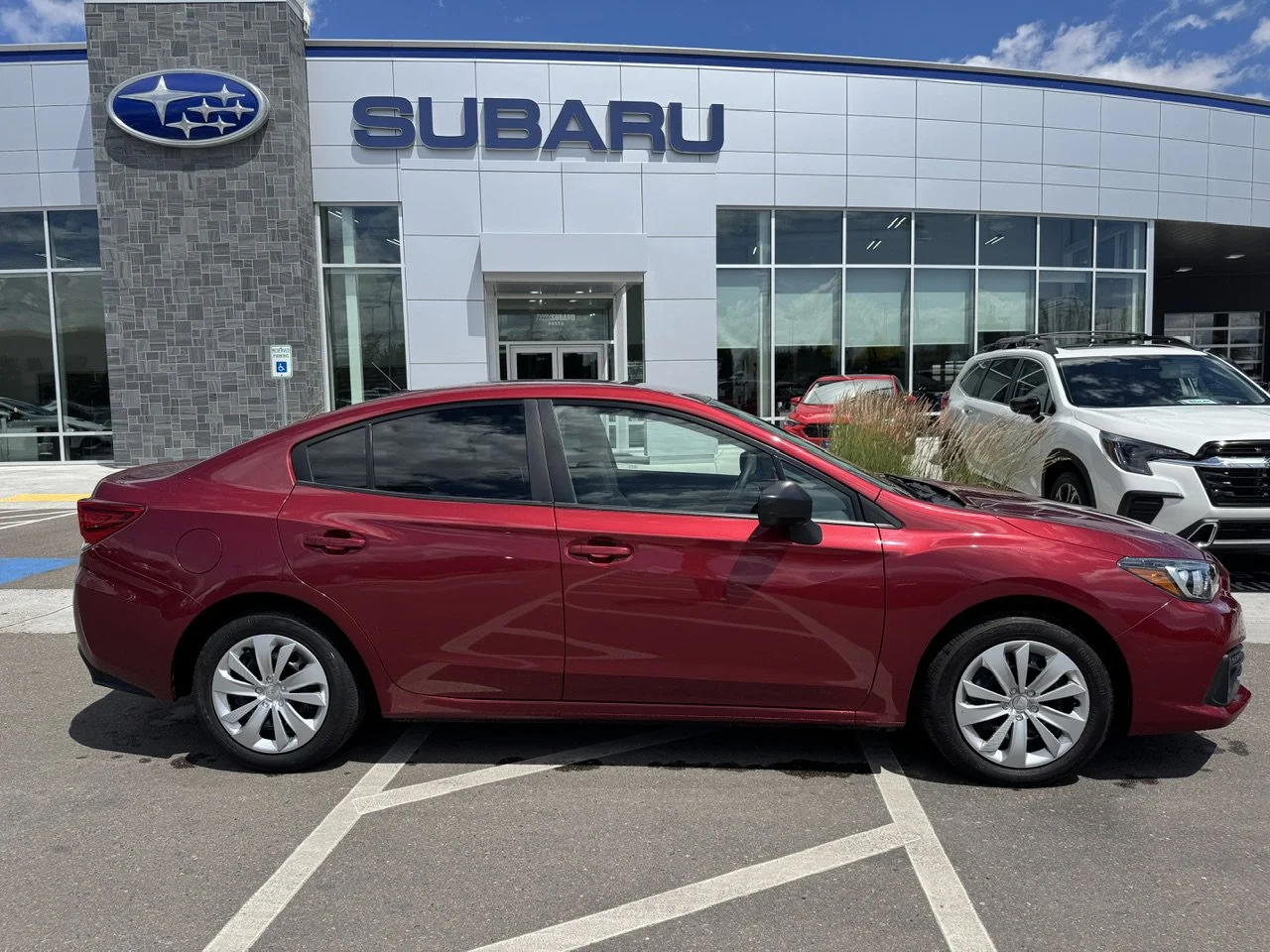 Certified Used 2023 Crimson Red Pearl Subaru Base image 8
