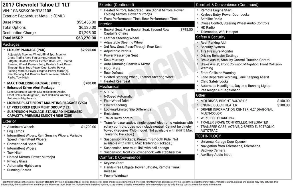 Used 2017 Champagne Silver Metallic Chevrolet LT image 4
