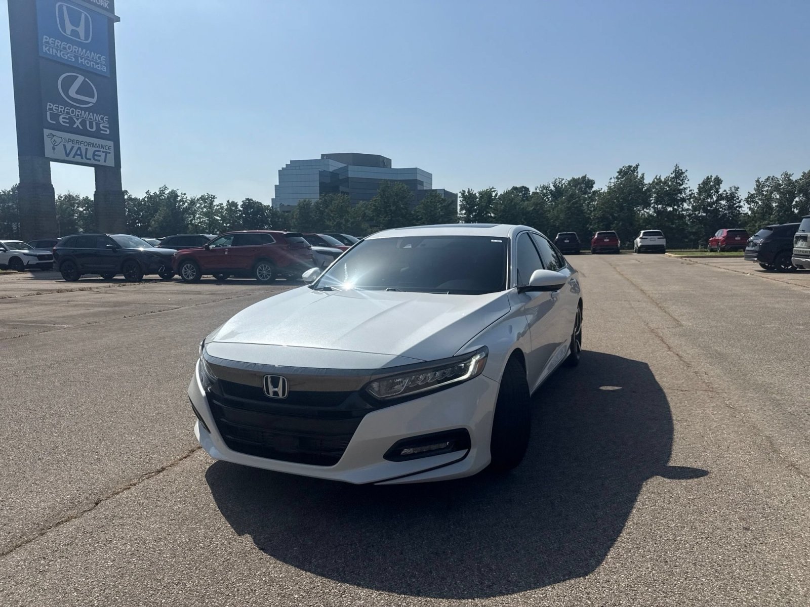 Used 2019 Platinum White Pearl Honda Sport 2.0T image 12